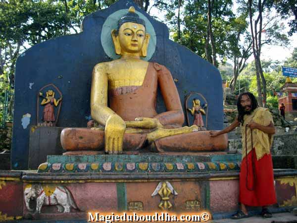yogi at swayambunath